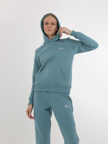 Худи с начесом РОДИНА Base (женское) Деним фото 5