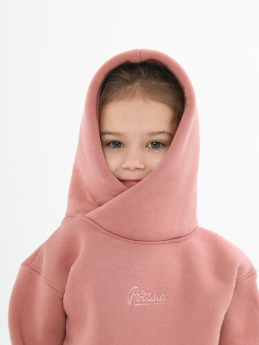 Костюм с начесом РОДИНА Оверсайз (детский) Роза фото 11