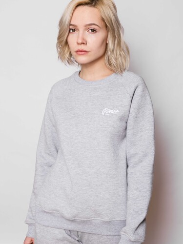 Свитшот РОДИНА Base (женский) Серый Меланж фото 4