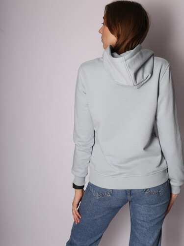 Худи РОДИНА Base (женское) Серо-Голубой фото 6