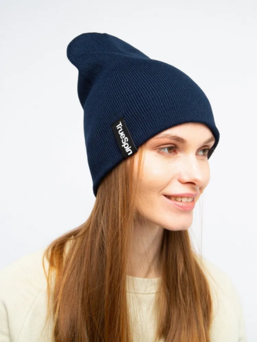 Шапка TRUESPIN TS Basic Beanie Navy фото 8