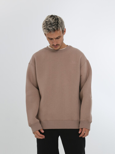 Свитшот с начесом РОДИНА Оверсайз (мужской) Тауп фото 6