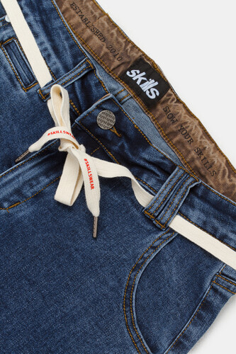 Джинсы SKILLS Slim Flex Blue фото 16