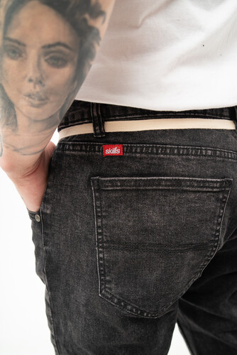 Джинсы SKILLS Slim Flex Black фото 24