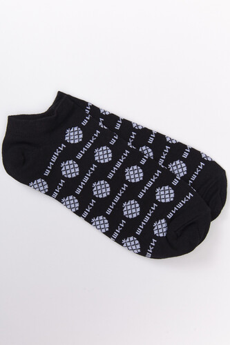 Носки ЗАПОРОЖЕЦ Шишки-2 короткие Черный/Белый фото 8