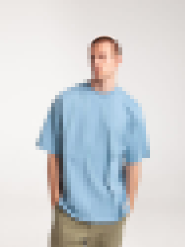 Футболка ЗАПОРОЖЕЦ Blank oversize Blue фото 12