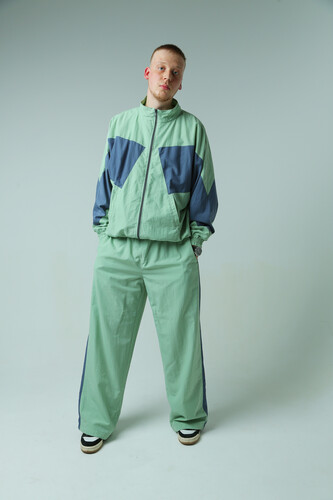 Костюм спортивный NICE TWICE с декоративными вставками Оливковый фото 16