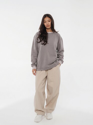 Свитшот BABAKA серый OS Серый фото 6