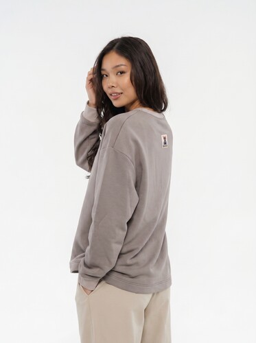 Свитшот BABAKA серый OS Серый фото 10