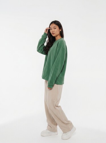 Свитшот BABAKA зеленый OS Зеленый фото 9