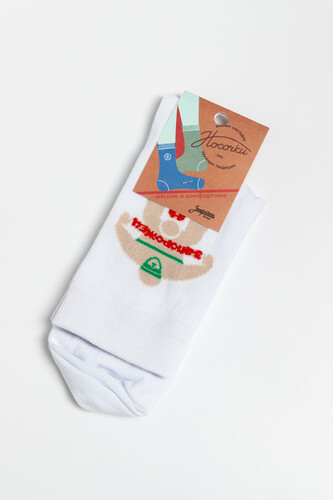 Носки ЗАПОРОЖЕЦ Мото Белый фото 6