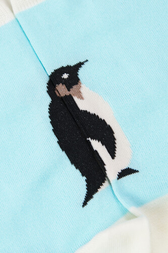 Носки ЗАПОРОЖЕЦ Пингвины Голубой фото 7