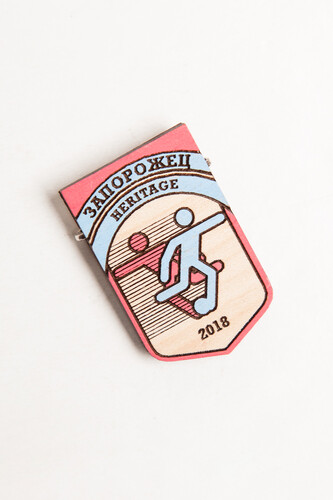 Значок ЗАПОРОЖЕЦ х WAF-WAF Футбол Борьба фото 3