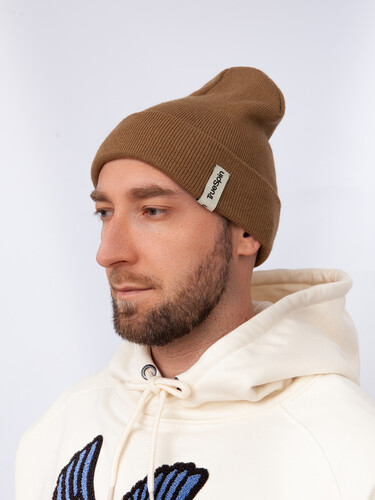 Шапка TRUESPIN Basic Beanie Chocolate фото 9
