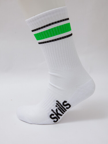 Носки махровые SKILLS Lines White/Green фото 8