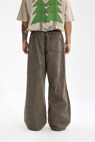 Брюки TRUESPIN Parus Washed Коричневый фото 9