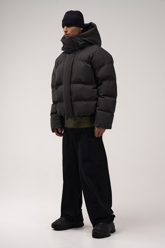 Пуховик ZNY DJ-HOODEDAW25 Grey фото 19