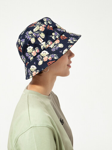 Панама ЗАПОРОЖЕЦ Flowers Navy фото 12