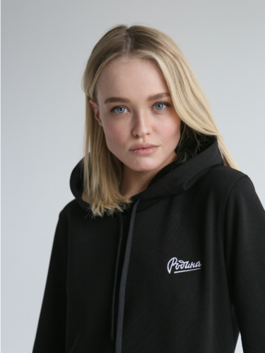 Худи РОДИНА Base (женское) Черный фото 10