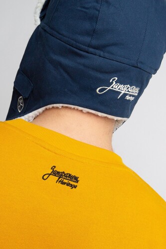 Шапка ЗАПОРОЖЕЦ Ushanka Beanie Navy фото 21