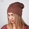 Шапка TRUESPIN Jersey Beanie Brown фото 5