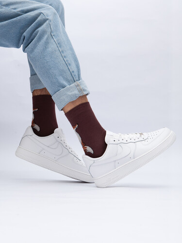 Носки ЗАПОРОЖЕЦ Лиса Коричневый фото 16