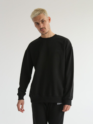 Свитшот РОДИНА Оверсайз (мужской) Черный фото 6