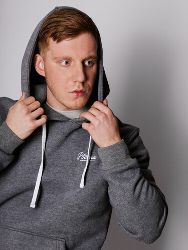 Худи с начесом РОДИНА Base (мужское) Темно-Серый фото 6