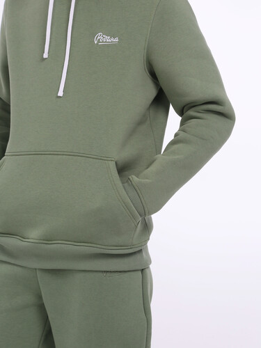 Худи с начесом РОДИНА Base (мужское) Еловый фото 7