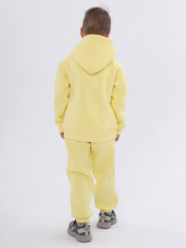 Костюм с начесом РОДИНА Оверсайз (подростковый) Молочно-Желтый фото 10