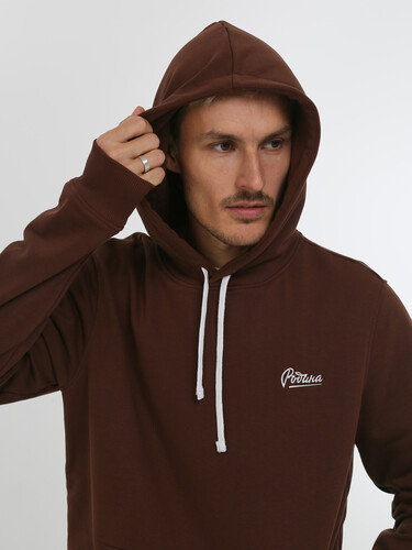 Худи РОДИНА Base (мужское) Шоколад фото 6