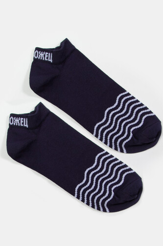 Носки ЗАПОРОЖЕЦ Волны короткие Сине-Белый фото 6