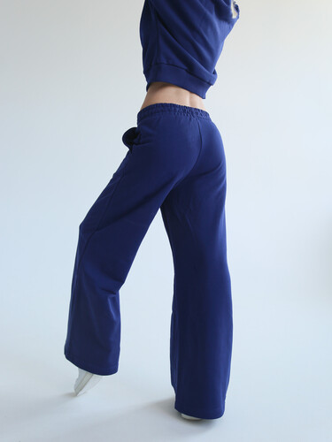 Брюки РОДИНА Loose new logo (женские) Нэви фото 6