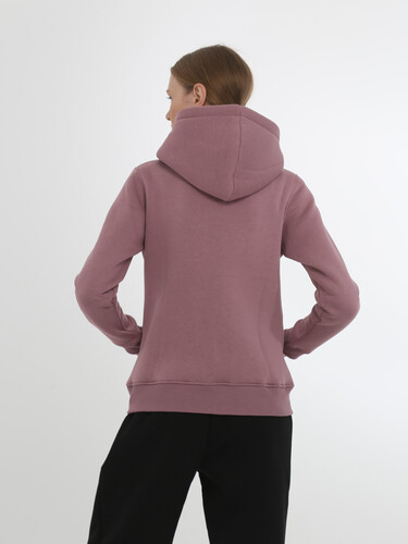 Худи с начесом РОДИНА Base (женское) Фиолетовый фото 4