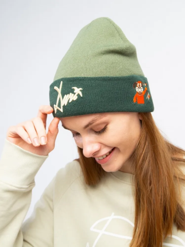 Шапка ЗАПОРОЖЕЦ Ditch Sobachka/Дичь Собачка Green/Light Green фото 9