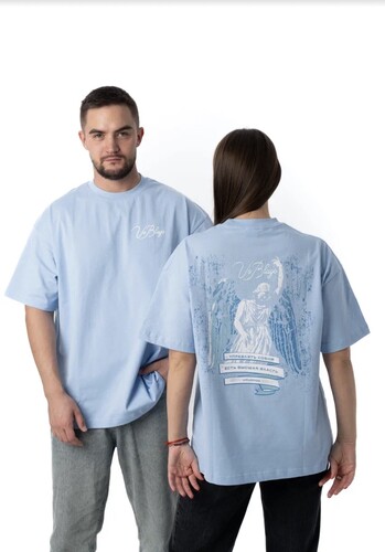 Футболка VoBlago FTB-BLUE-ANG Синий фото 9