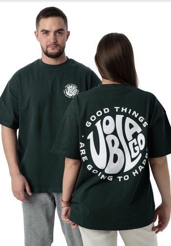 Футболка VoBlago FTB-GREEN-WORLD Зеленый фото 14