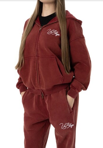 Кофта вареная VoBlago ZIP-VRNKRED Красный фото 7