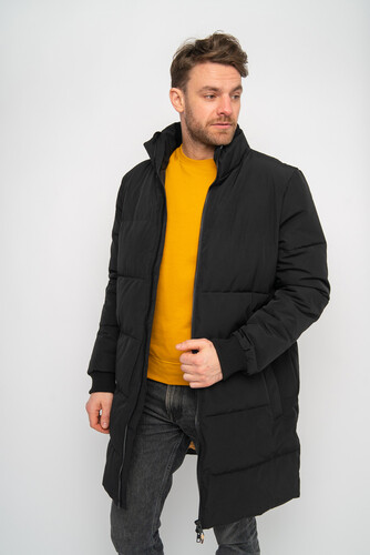 Куртка ЗАПОРОЖЕЦ Baikal Long Black фото 15