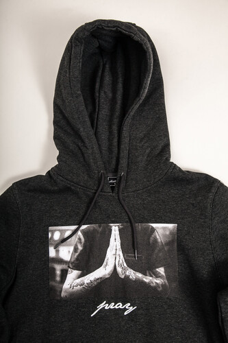 Толстовка MISTER TEE Pray Hoody Charcoal фото 9