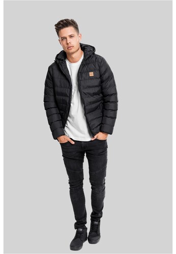 Куртка URBAN CLASSICS Basic Bubble Jacket Black/Black/Black фото 6