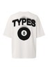 Футболка TYPES 8 ball Молочный фото 2