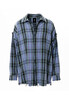 Рубашка TYPES Raw Plaid Синий фото 6