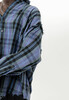 Рубашка TYPES Raw Plaid Синий фото 5