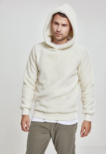 Толстовка URBAN CLASSICS Sherpa Hoody Dark Sand фото 7