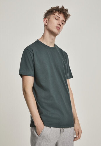 Футболка URBAN CLASSICS Basic Tee TB2684 Bottle Green фото 7