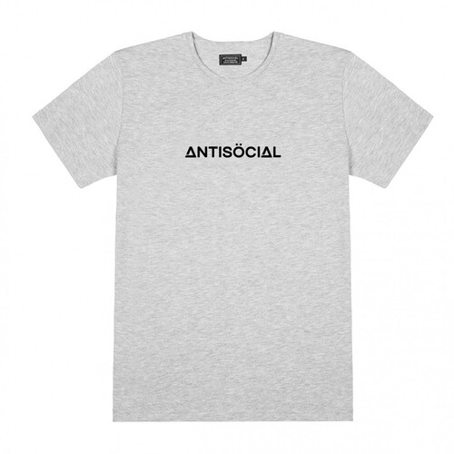 Футболка ANTISOCIAL Basic Серый Меланж фото 2