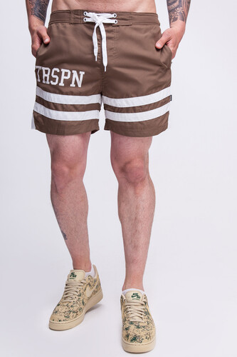 Шорты TRUESPIN Board Shorts Brown фото 7