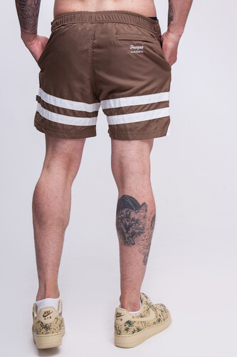 Шорты TRUESPIN Board Shorts Brown фото 11