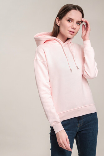 Толстовка URBAN CLASSICS Ladies Hoody Pink фото 7